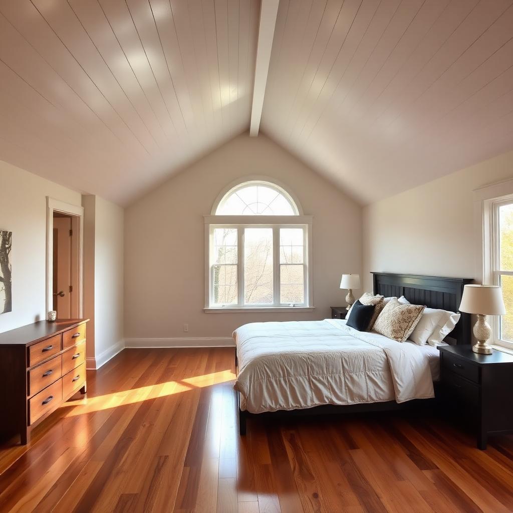 Covered Composite Deck — Interior primary suite off deck