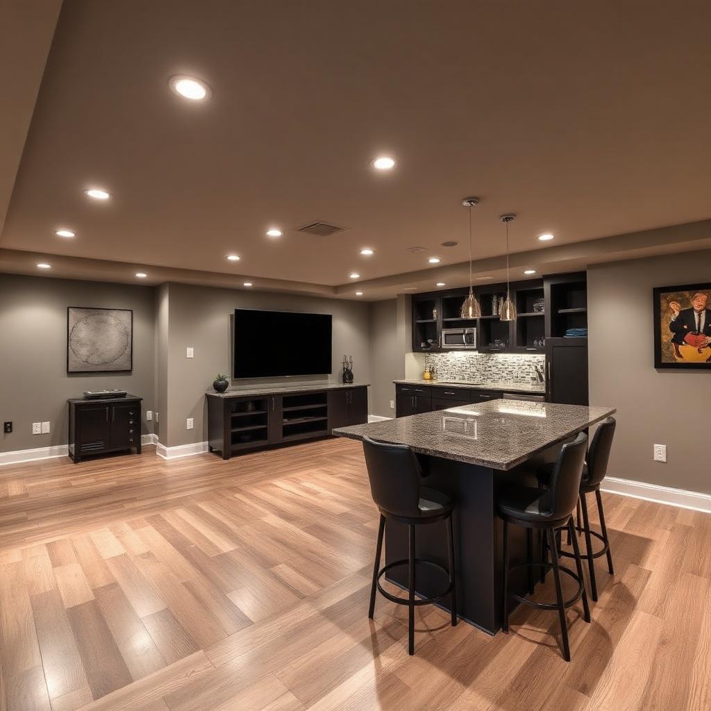 Lower-Level Lounge — completed by Titan Contracting
