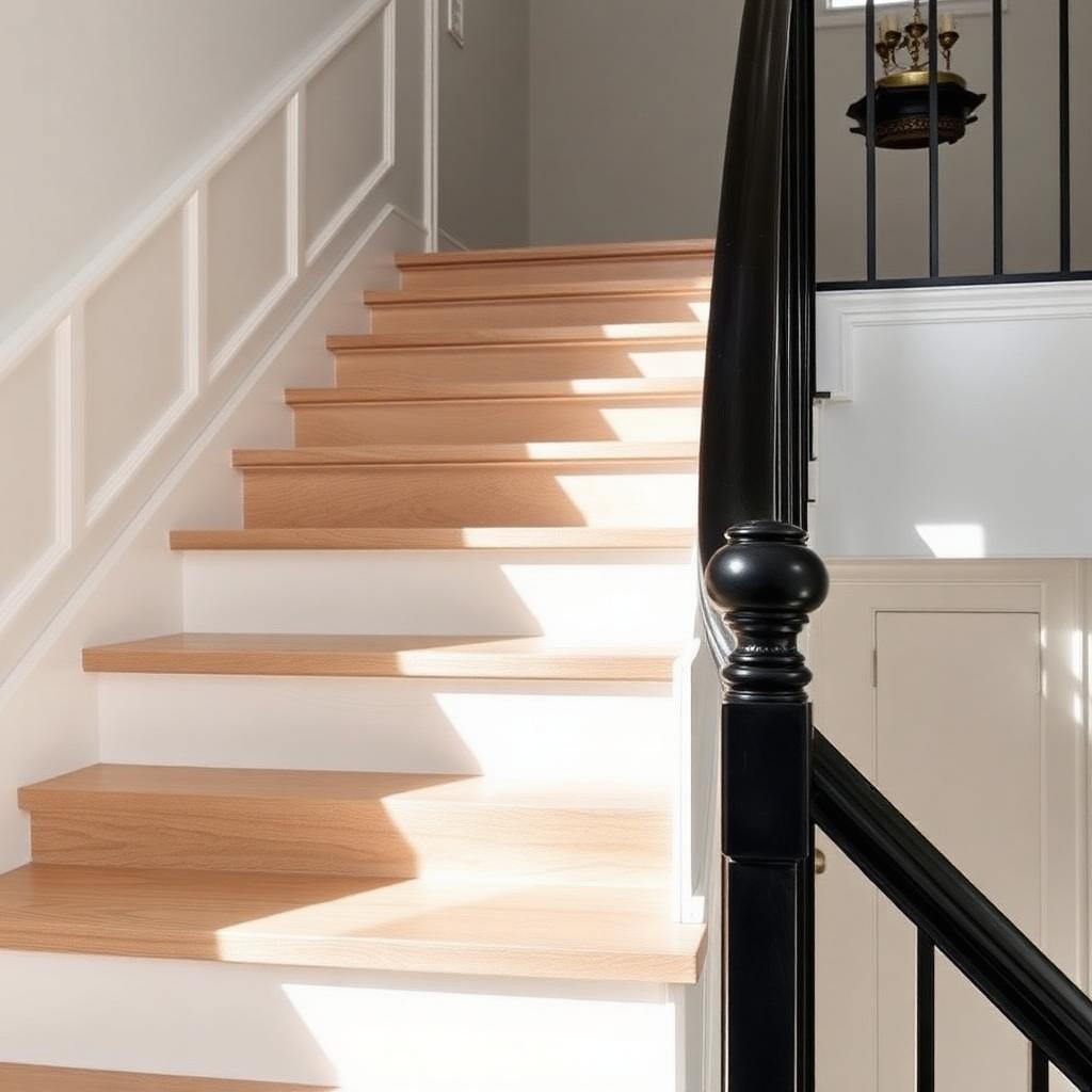 Formal Dining Restoration — Original stair refinished