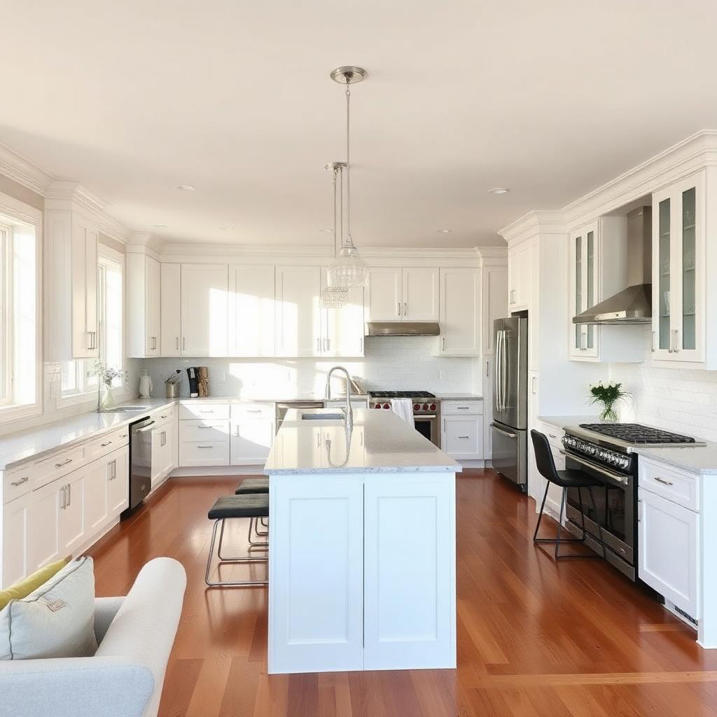 Formal Dining Restoration — Sightline through to kitchen